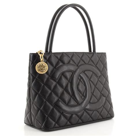 replica chanel medallion tote|Chanel medallion tote quilted caviar.